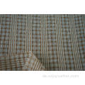 Polyester CDC Multi Color Satin Stripe Check Stoff